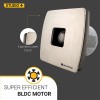 Atomberg Studio+ 150mm BLDC Motor Energy Saving Exhaust Fan (Stainless Steel, 150MM)