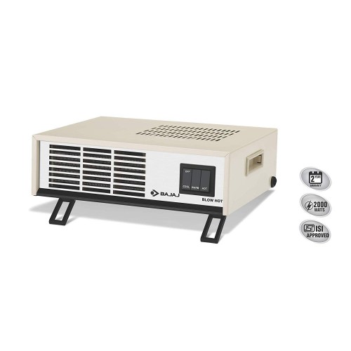 Buy Bajaj Blow Hot 2000-Watt Room Heater (Cream) Online at low price in  India - Gauryog.in