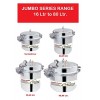 Decent Big Boy 80 litres Aluminium Pressure Cooker Outer Lid ISI Marked