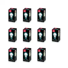 Havells 9W LED B22 Bulb Cool Day Light Upto 4KV Surge Protection (Pack of 10, 6500K)