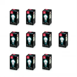 Havells 9W LED B22 Bulb Cool Day Light Upto 4KV Surge Protection (Pack of 10, 6500K)