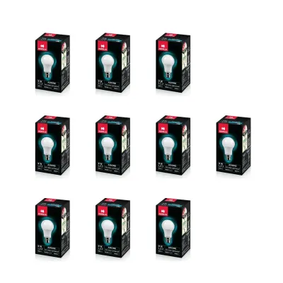 Havells 9W LED B22 Bulb Cool Day Light Upto 4KV Surge Protection (Pack of 10, 6500K)