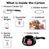 Hawkins Contura Black XT Induction Compatible Pressure Cooker, 3 Litre, Black (CXT30)