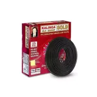 Kalinga Gold 2.5 Sq mm FR PVC Wire (Black, 90 Mtr)