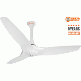 Orient Electric Aeroquiet BLDC 1200mm Energy Efficient Premium Ceiling Fan with 5 Years Warranty and Remote (White)