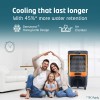 Orient Electric CD5003H Ultimo 50-Litre Desert Air Cooler (Grey/Orange)