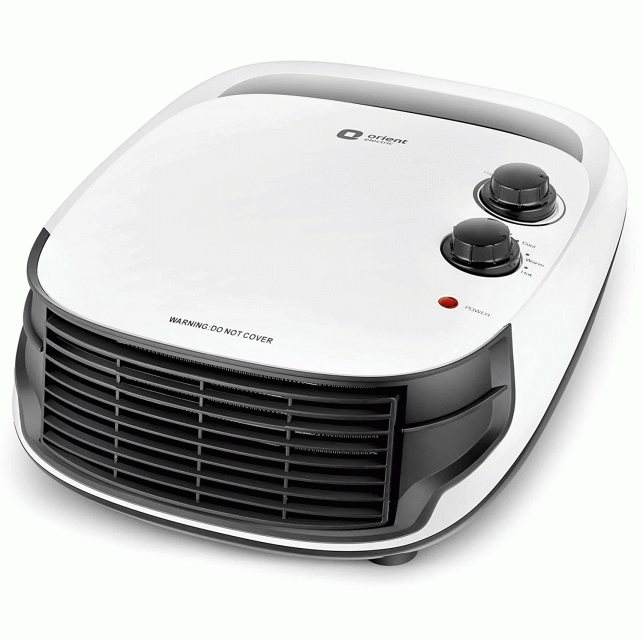 Orient Electric Comfy+ 2000 Watts PTC Fan Room Heater with Adjustable Thermostat (White) (PTC020WPX)