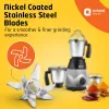 Orient Electric MGCS120G3 Chef Special 1200W Mixer Grinder with 3 Jars (Black and Chrome)