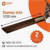 Orient Electric Spectra 47-inch 68-Watt Under Light Ceiling Fan (Antique Copper)