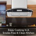 Prestige GKH 600 CS Plus 60cm 1000 m3/hr Kitchen Chimney (2 Baffle Filters, Steel/Grey)