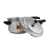 Prestige Deluxe Plus Induction Base Aluminium Pressure Cooker, 7 Litres, Silver