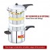 Prestige Deluxe Plus Induction Base Aluminium Pressure Cooker, 12 Litres, Silver