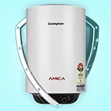 Crompton Amica 10-Litres 5 Star Rated Storage Water Heater Geyser (White)