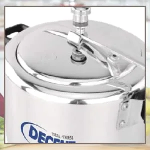 Decent Classic 12 litres Aluminium Pressure Cooker Inner Lid ISI Marked