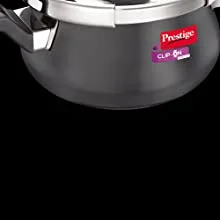 Prestige Clip-on Mini Induction Base Hard Anodised Aluminium Handi Pressure Cooker with Lid, 3 Litre